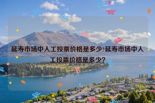 延寿市场中人工投票价格是多少?延寿市场中人工投票价格是多少？